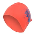 thumbnail image 2 of Gorro De Natación De Pelo Largo De Silicona Resistente Al Desgarro, Gorro Ligero, 7,5 Pulgadas Para Piscina, Natación, Buceo, 2 of 7