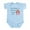 Sky Blue, variant on CafePress - Birthday 02/29 Infant Bodysuit - Baby Light Bodysuit, Size Newborn - 24 Months