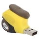 thumbnail image 5 of Memory Stick 2.0 USB Flash Drive Pendrive Almacenamiento de datos Dibujos animados Coche eléctrico Muñeca Amarillo, 5 of 8