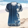 thumbnail image 5 of Plus Size Shirts for Women Vintage Floral Print V-Neck Top Short Sleeve Loose Blouse Casual Summer Tops Trendy Outfits 2026, 5 of 6