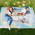 thumbnail image 6 of Extra Large Picnic Beach Blanket Waterproof Sand Proof Portable Outdoor Mat Cinnamoroll Sit on Cloud Wear Headphone 80x118, 6 of 9