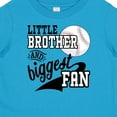 thumbnail image 4 of Inktastic Little Brother and Biggest Fan Baseball Family Fan Boys or Girls Baby T-Shirt, 4 of 5