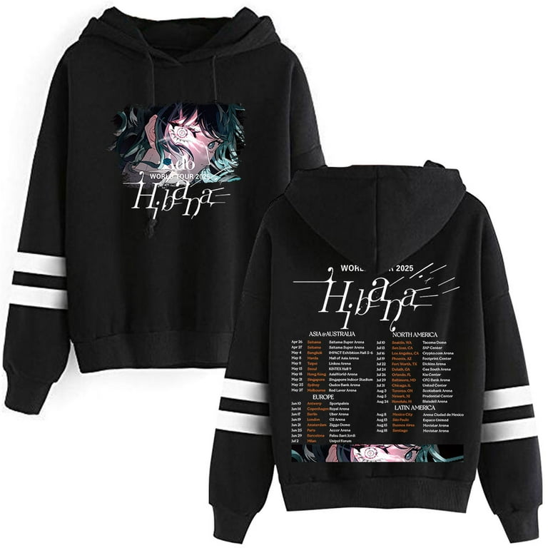い*ー様 アメリカ限定 Ado WORLD TOUR Hibana travel Ado Hibana World Tour Merch Baseball Jacket Tee Unisex
