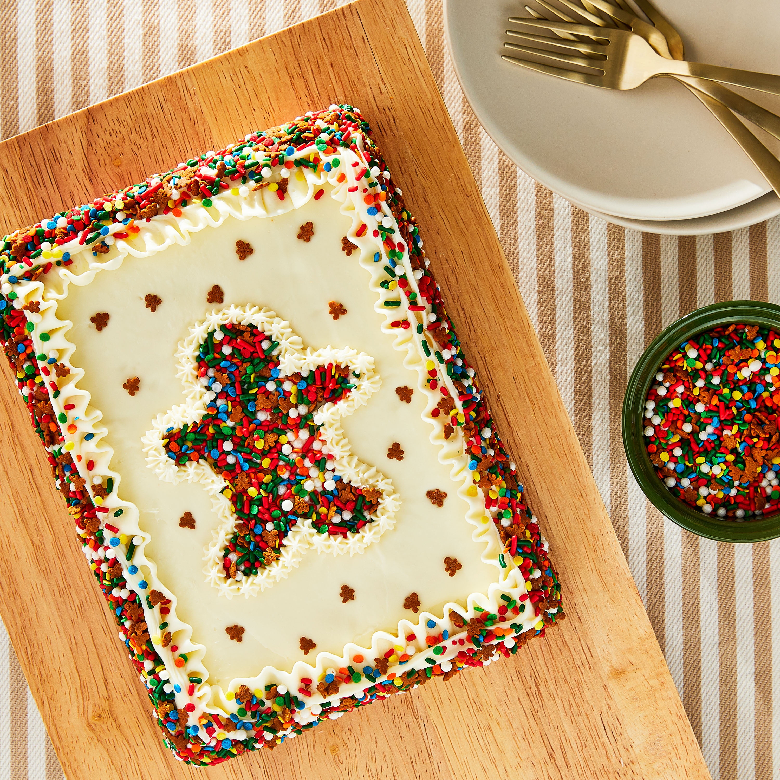 Great Value Gingerbread Man Sprinkles, 10 oz