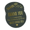 thumbnail image 1 of Inkdotpot Pack Of 50 Thank You For Celebrating The Mother To Be Baby Shower Favor Paper Tags Craft Real Gold Foil Hang Tags, 1 of 7