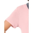 thumbnail image 5 of Fruit of the Loom Women's Soft & Breathable V-Neck Short Sleeve Top & Pajama Pant Set, Sizes S-4X, 5 of 10