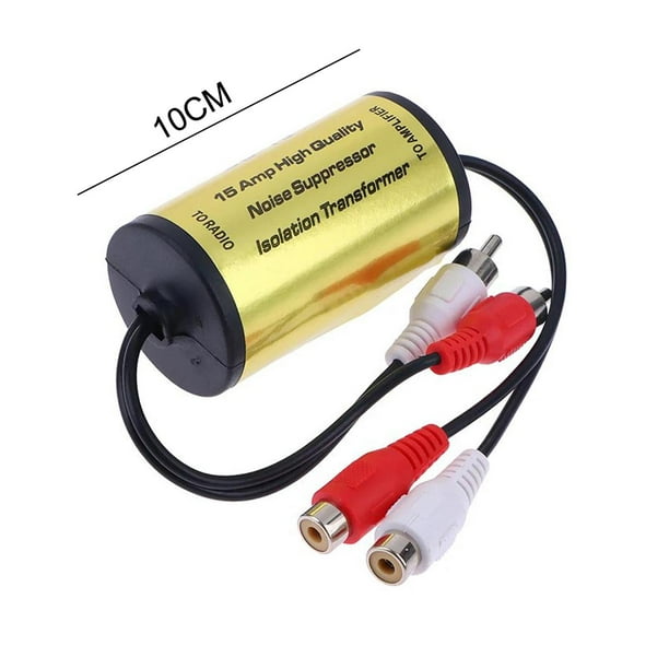 RCA Audio Noise Filter Suppressor Ground Loop Lsolator For Car And Home Stereo | UK
