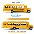 thumbnail image 1 of Paquete de 2 autobuses escolares de 5.5", vehículos de juguete de metal fundido a presión DUNRIOG TOYS DUNRIOG TOYS, 1 of 2