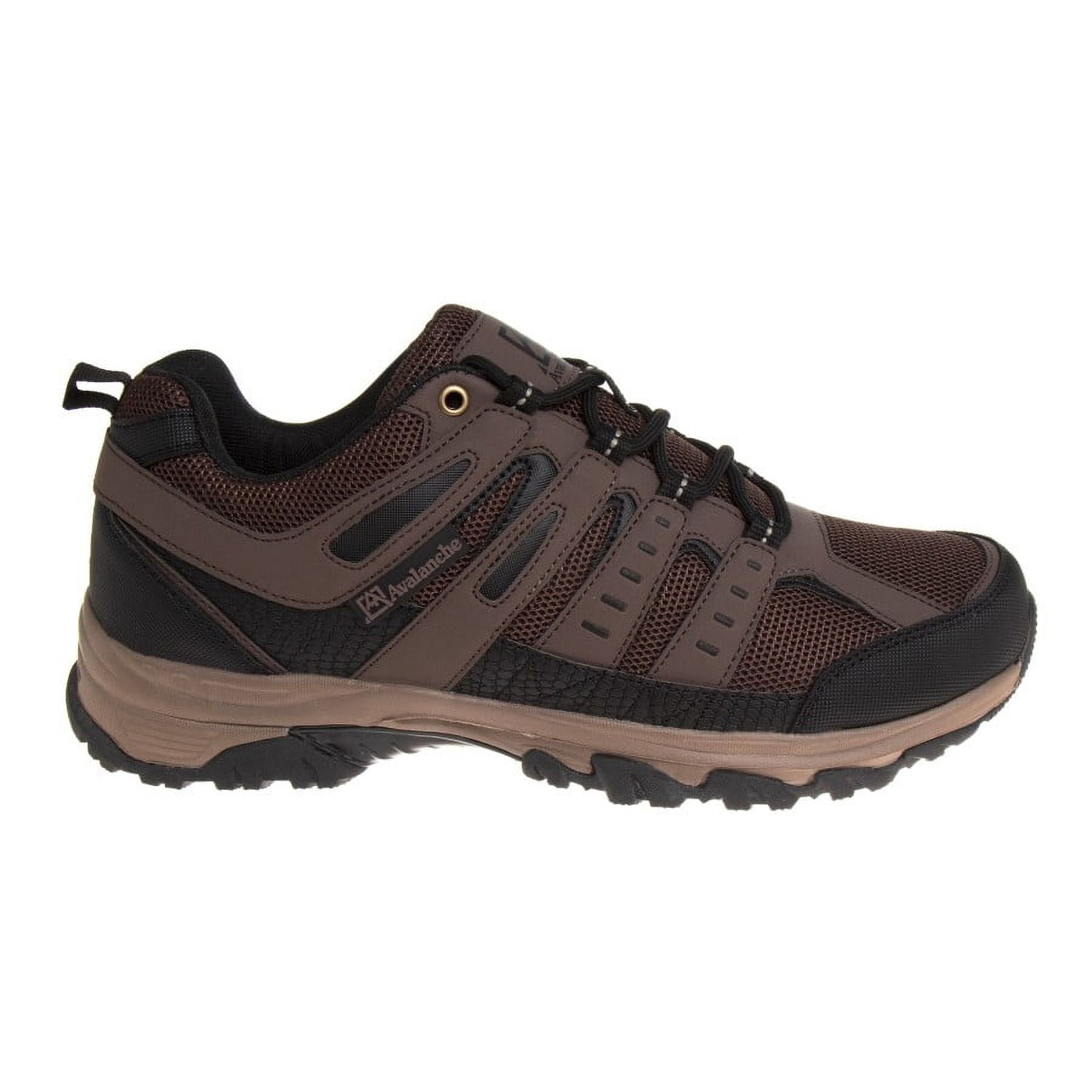 Avalanche Men Hiking Shoes - Brown, Size: 8.5