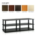 thumbnail image 3 of Furinno Turn - S - Tube No Tools 3 - Tier Entertainment TV Stand, Black, 3 of 5