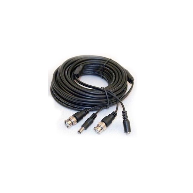 GlobalTone 100ft Extension Cable for cameras CCTV and power RG-59 black