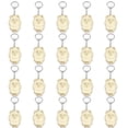 thumbnail image 2 of Panda Llavero de madera Dibujos animados Animal DIY espacios en blanco Artes y artesanía Accesorios Regalo creativo para bolsa de mochila Bolso 20 piezas Monstrate HA022506-00, 2 of 7