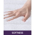 thumbnail image 3 of Alfombra de baño DEXI, blanca, antideslizante, lavable, 80 x 50 cm, 3 of 9