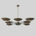 thumbnail image 2 of 8 Light Stilnovo Style Disk Shade Sputnik Chandelier Light Fixture, 2 of 4