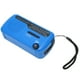 thumbnail image 4 of Radio solar con manivela AM FM SW1 SW2, linterna LED multibanda para camping, radio de emergencia para exteriores, color azul, 4 of 14