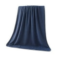 thumbnail image 2 of Velvet Bath Towel | Microfiber Absorbent Large Towel for Adults | 55X27 Inches Dark Blue Polyester Beach & Bath Towel | Quick Dry & Soft, 2 of 6
