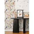 thumbnail image 4 of NuWallpaper Warm Multicolor Lenny Geometric Peel & Stick Wallpaper, 4 of 5