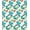 Teal, Pattern 3, variant on ODIKA 4' x 6' Machine Washable Non-Slip Area Rug, Whimsical umbrella High Traffic Rug, Blue, 704078