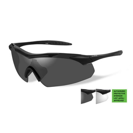 Wiley X WX Changeables Vapor Matte Black Sunglasses CH3501