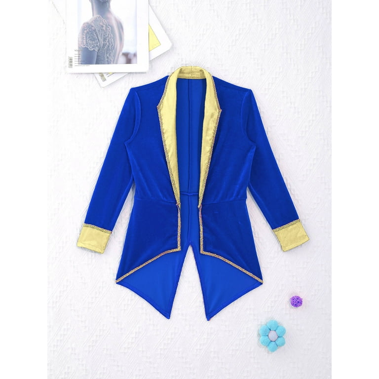 Aislor Kids Boys Girls Circus Ringmaster Tuxedo Coat Costume Party