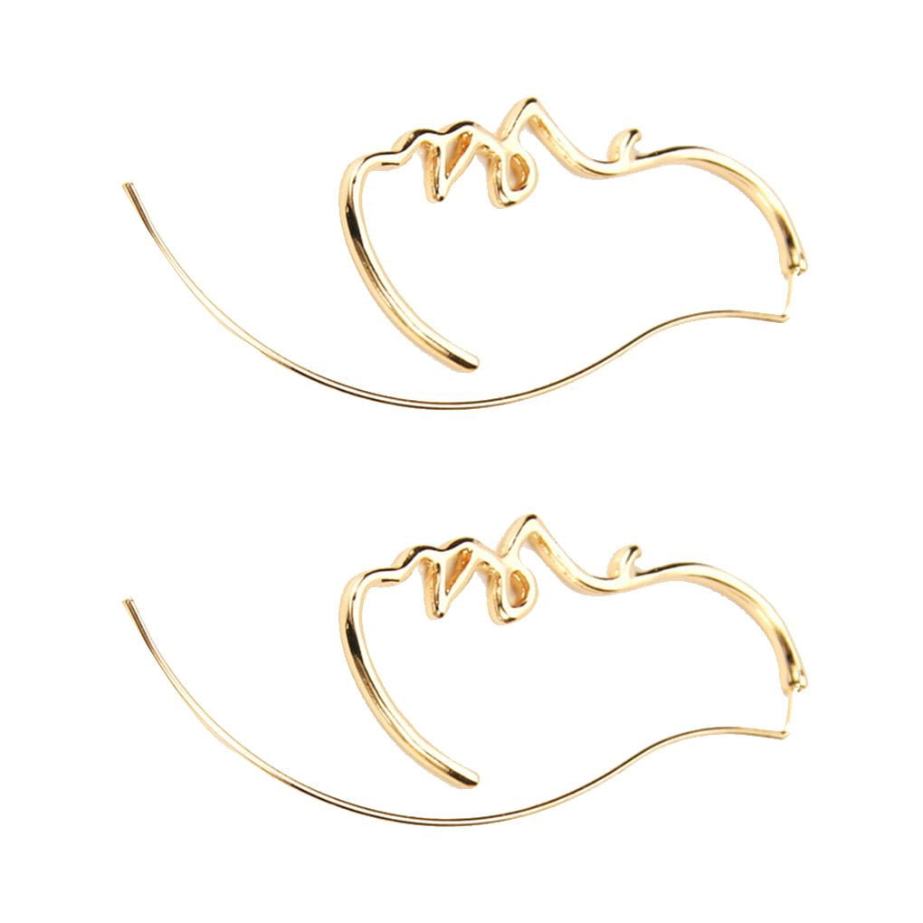 face drop earrings