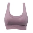 thumbnail image 3 of Mujeres Sujetador Deportivo Crop Top Chaleco Fajas Sujetadores Elásticos Chaleco De Fitness Morado M Sunnimix Sujetadores deportivos para mujer High Import, 3 of 8