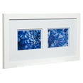 thumbnail image 4 of Gallery Solutions 10x20 Flat White Wall Frame with Double White Mat For Two 5x7 Picture, 4 of 4