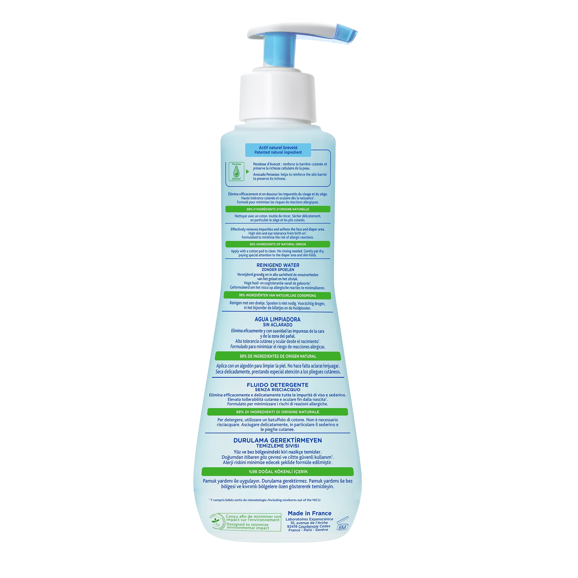 mustela no rinse cleansing water walmart