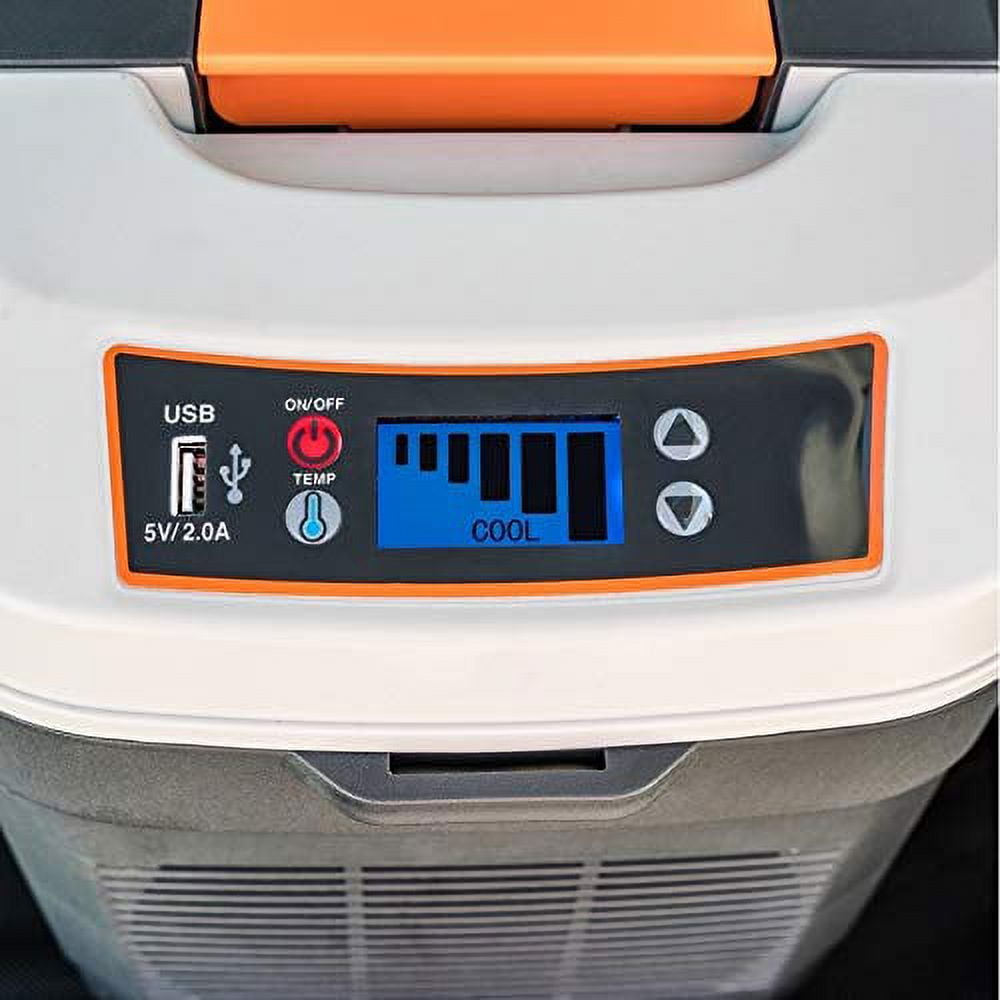United Pacific 99122 Portable 23Qt Thermoelectric Top Loader Cooler, Electric Plug-in Cooler & Warmer for Food & Drinks - 1 Unit