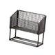 thumbnail image 2 of Cesta de almacenamiento, organizador de inodoro, estante de ducha multiusos de hierro resistente y moderno. Negro, 2 of 9