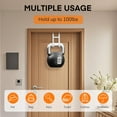thumbnail image 4 of RYLZX  2 Pack Over the Door Hooks Heavy Duty Dual-Hook Organizer Hanger Non Slip Rubber, Rust Resistant, 4 of 7
