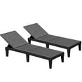 Vineego Chaise Outdoor Lounge Chairs with 5Position Adjustable