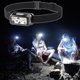 thumbnail image 2 of Linterna frontal TQEHS LED recargable vía USB con Zoom J4V8, 2 of 5