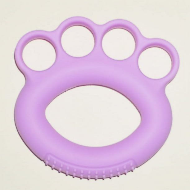 Anillo de agarre de cinco dedos para ejercicios de rehabilitación con agarre de silicona Dispositivo de entrenamiento de fitness para dedos para niños Anillo de agarre deportivo profesional