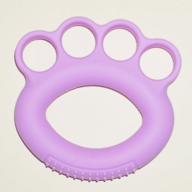 Anillo de agarre de cinco dedos para ejercicios de rehabilitación con agarre de silicona Dispositivo de entrenamiento de fitness para dedos para niños Anillo de agarre deportivo profesional