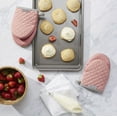 thumbnail image 2 of KitchenAid Asteroid Mini Oven Mitt 2-Pack Set, Dried Rose, 5.5"x8", 2 of 6