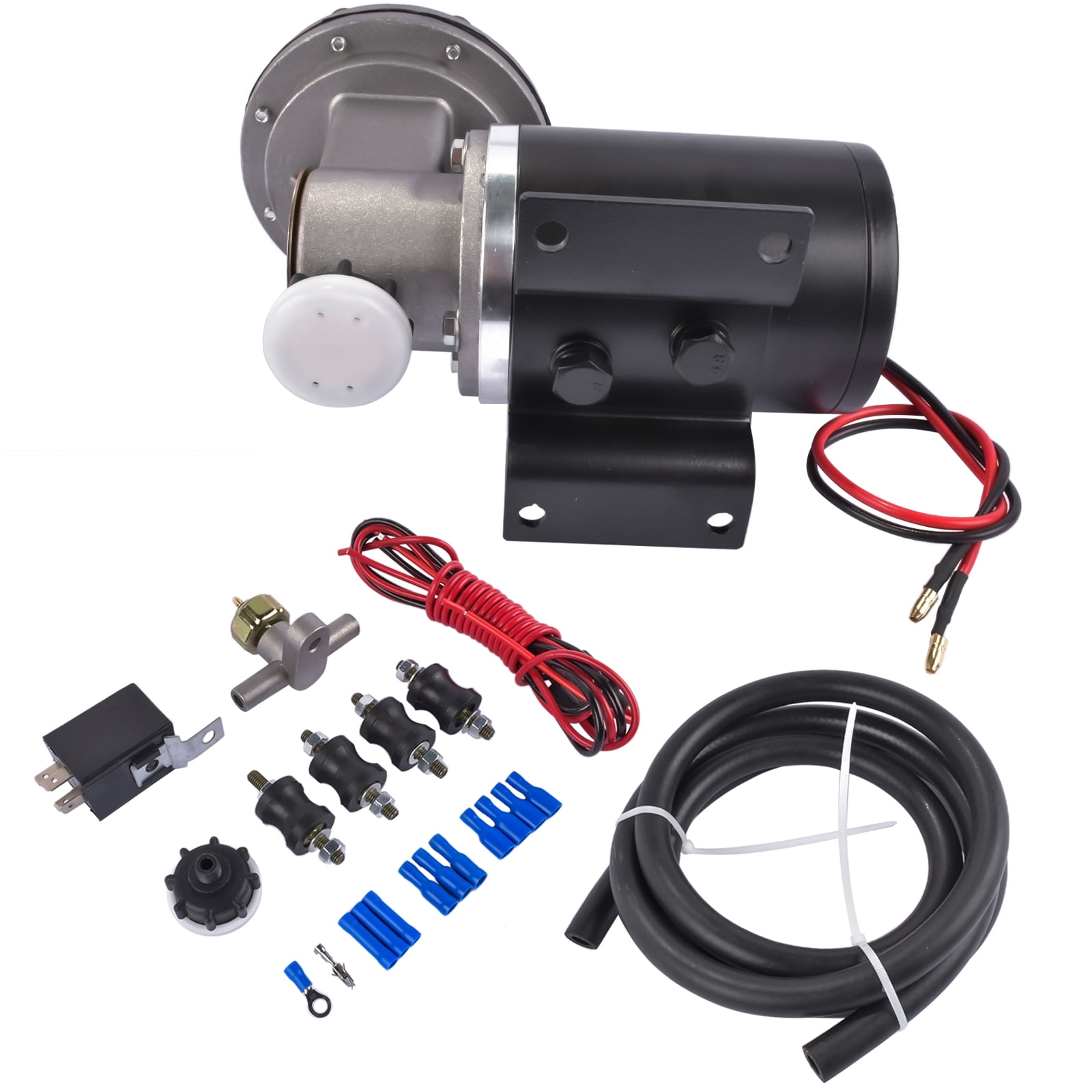 GELUOXI 12V Electric Vacuum Pump Kit 28146 for Brake Systems 18" to 22" with Mounting Hardware