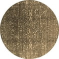thumbnail image 1 of Ahgly Company Indoor Round Oriental Brown Industrial Area Rugs, 8' Round, 1 of 4