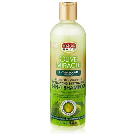 Olive Miracle 2-in-1 Shampoo and Conditioner, 12 Ounce