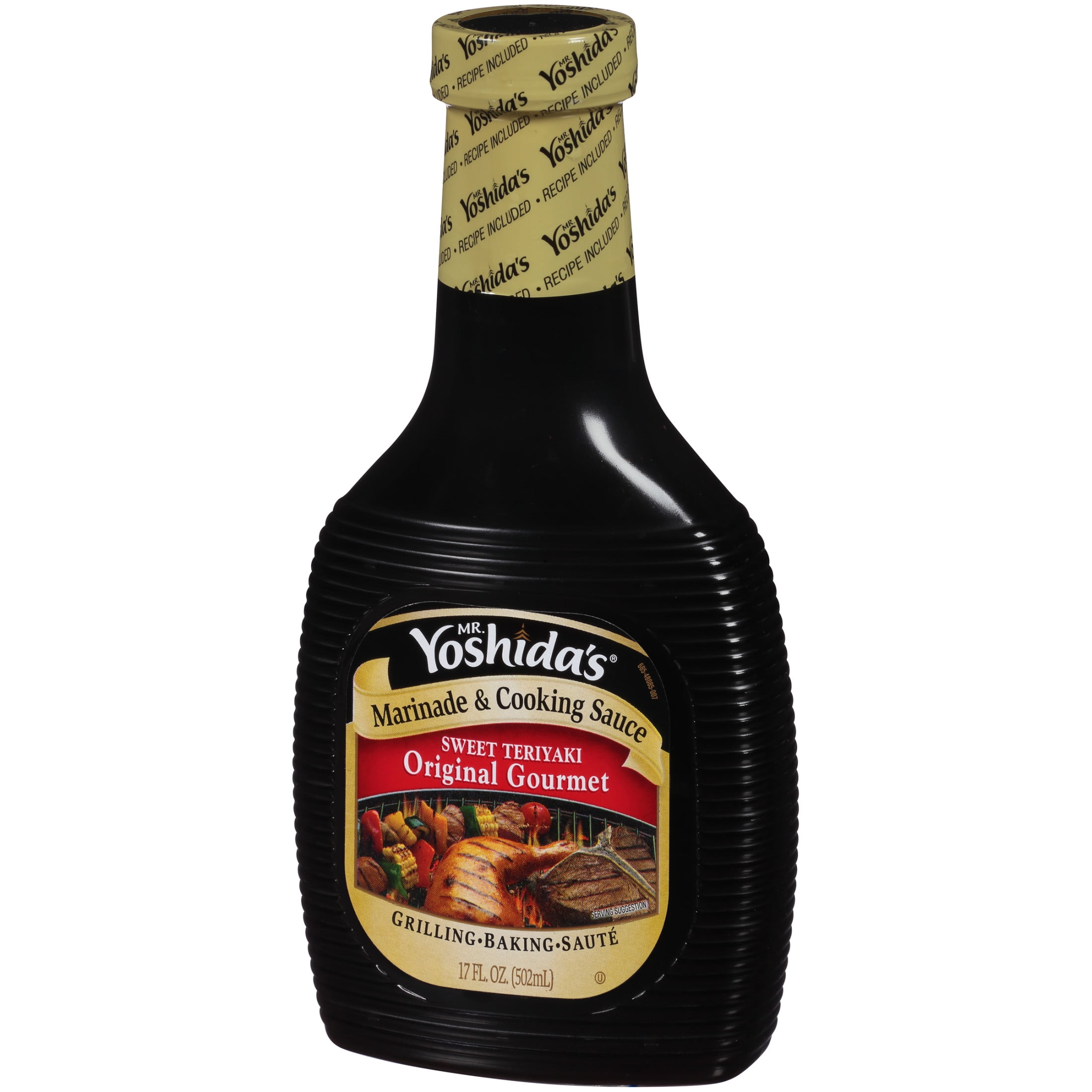 Mr. Yoshida's Original Gourmet Sweet Teriyaki Marinade & Cooking Sauce, 17 fl oz Bottle