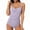 Purple, variant on Otvok Trends Womens One Piece Swimsuits Tummy Control Plus Size High Waisted Bathing Suit Monokini M Purple