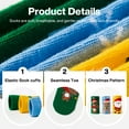 thumbnail image 6 of Actgleam Toddler Girls Boys Christmas Socks 6 Pairs Colorful Warm Stockings Christmas Gift Cute Holiday Socks,1-3T, 6 of 10