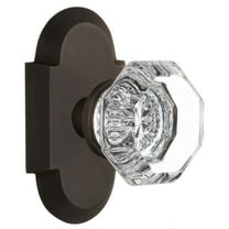 Nostalgic Warehouse Cotwal_Sd_Nk Vintage Luxe Waldorf Lead Crystal Octagon Single Dummy