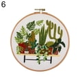 thumbnail image 1 of Opolski DIY Art Sewing Crafts Bonsai Plant Pattern Needlework Embroidery Starter Kit, 1 of 9