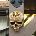 thumbnail image 1 of Decoración hogareña Soporte de vela de Gwong Eye-llamativo Esqueleto Cabeza Forma de resina Horror Partido Halloween Candelabros Bujes para el hogar Gwong 21076460, 1 of 6