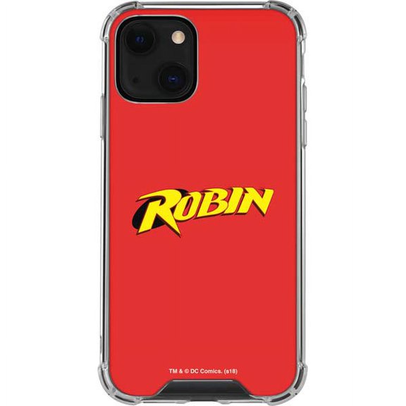 Skinit DC Comics Robin Official Logo iPhone 13 Mini Clear Case