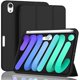 thumbnail image 1 of wonim11 ZryXal for iPad Mini 7 Case A17 Pro 2024/iPad Mini 6 Case 2021 8.3 Inch with Pencil Holder, iPad Mini 7th/6th Generation Case with Soft TPU Back and Auto Sleep/Wake, Black, 1 of 1