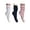 White-Navy-Pink, variant on Slouch Socks Colorful Slouchy Scrunch Knee Socks Shoe Size 5-10 (Mint-Neon Pink-White)