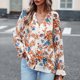 thumbnail image 1 of Camisa de moda para mujer con un solo pecho blusas estampadas florales Tops atuendo diario, 1 of 7