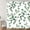 Eucalyptus Leaf Sage Green Botanical Plants, variant on Rubber Duck and Bubble Shower Curtain-72x72 Inch Washable Fabric Curtain,Rustic Farmhouse Bathroom Curtain Set with Hooks
